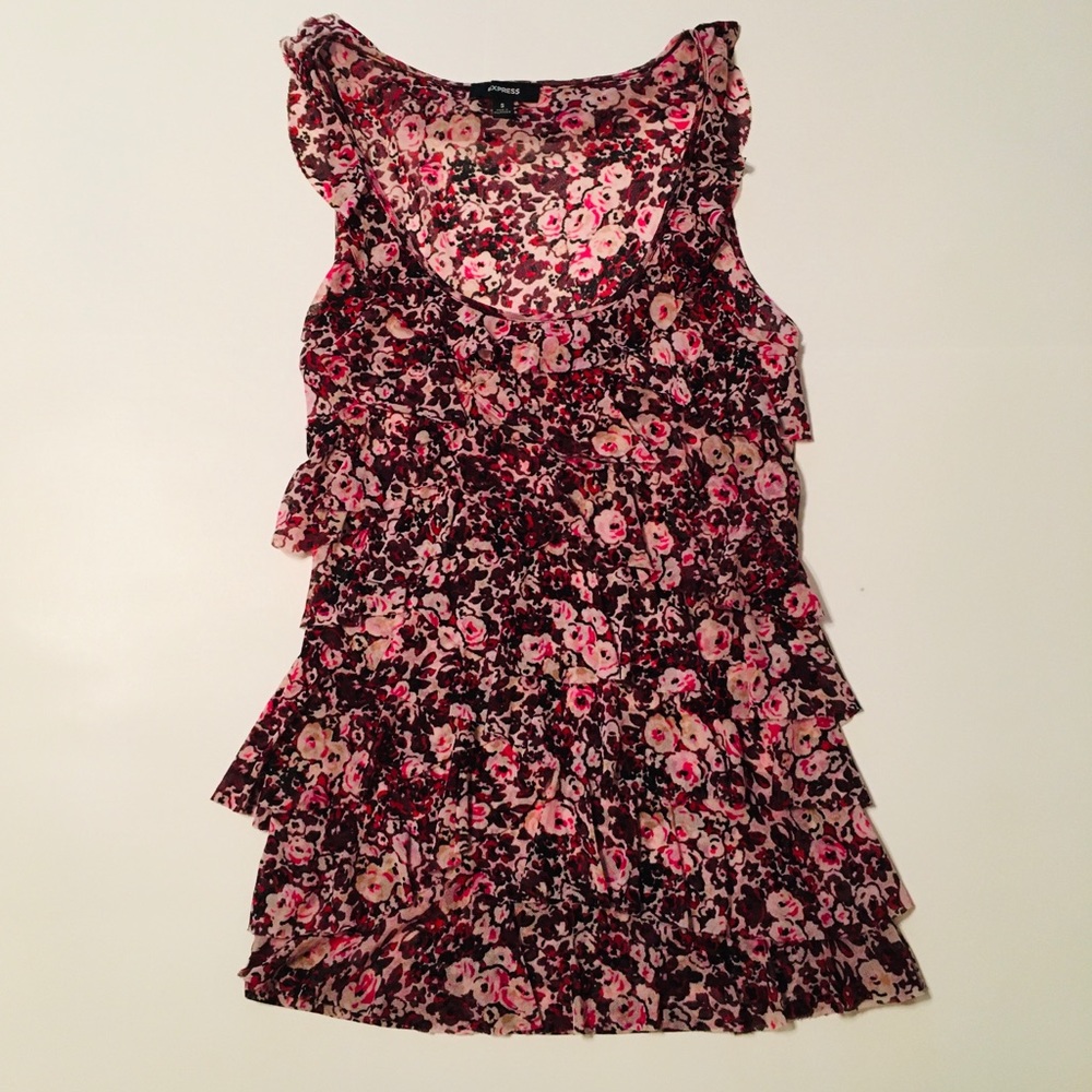 Express floral top size small